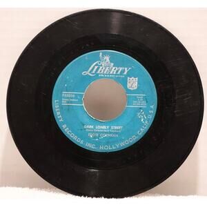 Eddie Cochran 45 RPM Sittin' In Balcony Dark Lonely Street Liberty 1957